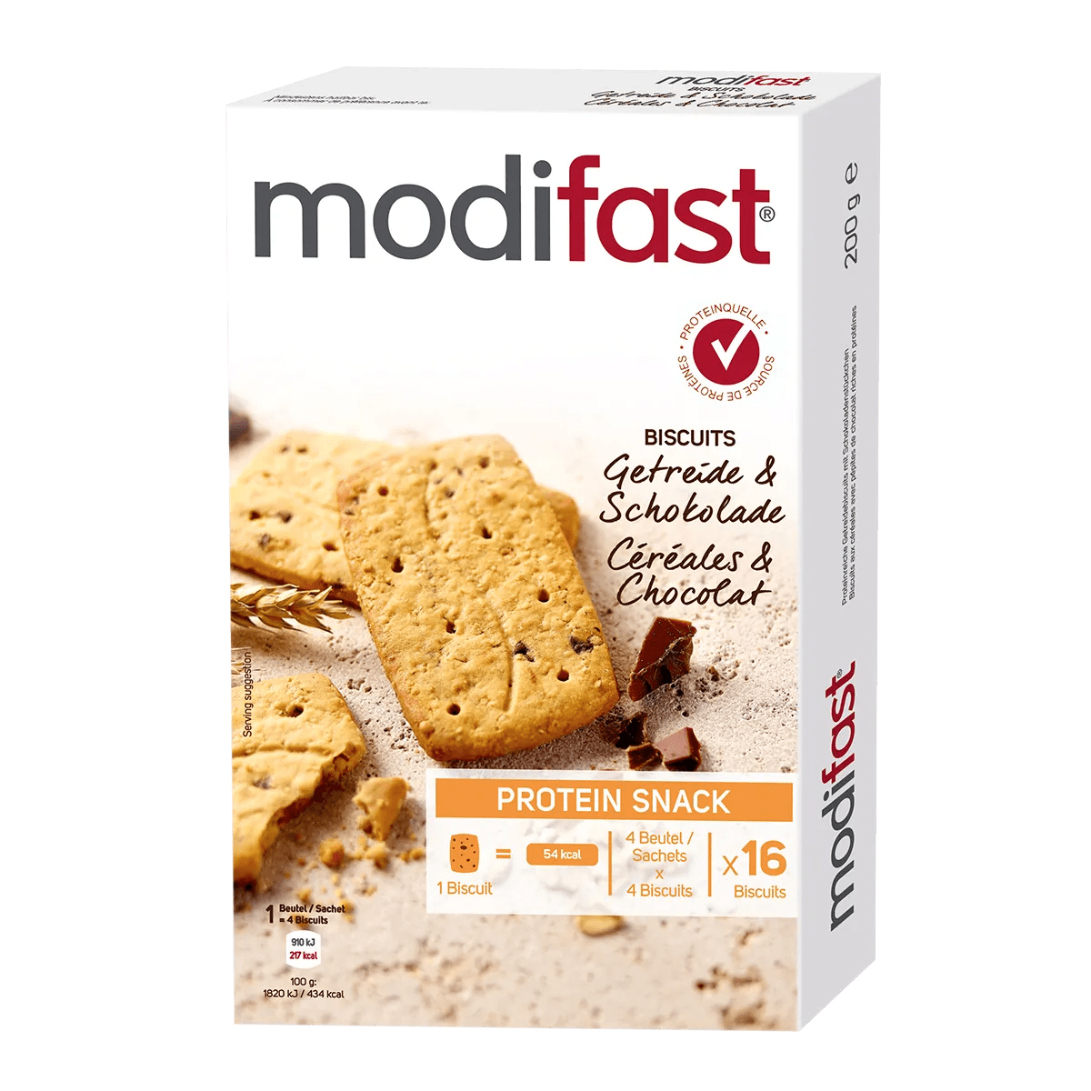 Modifast Bisc Cioccolato Cereali 4 x 50 g