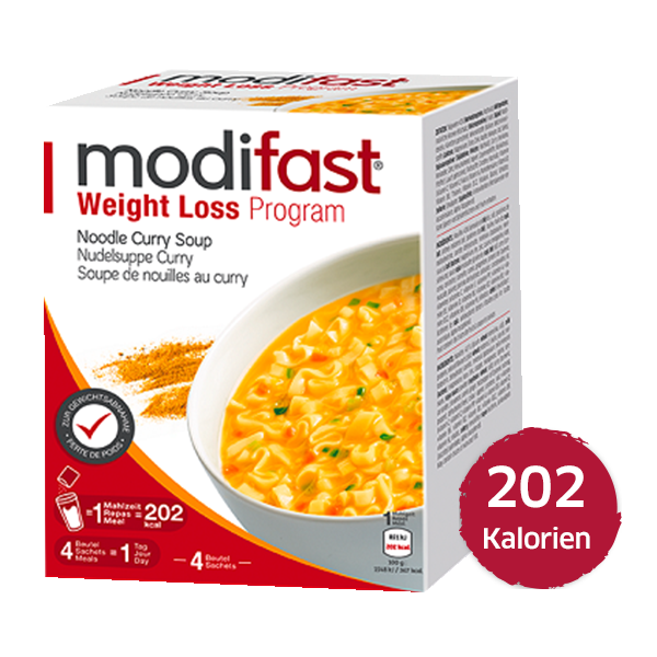 Modifast Nudelsuppe Curry Suppe