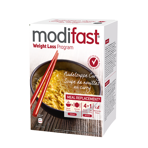 Modifast Nudelsuppe Curry Suppe