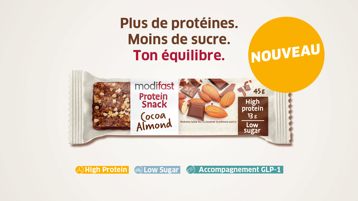 Modifast High Protein chocolat-amande Barre 45g