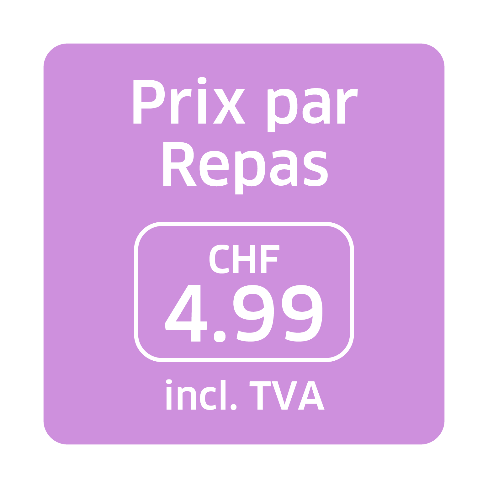 Prix par Repas