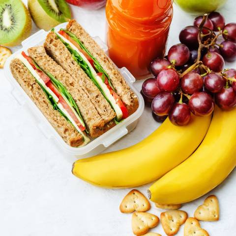 fruits et snacks