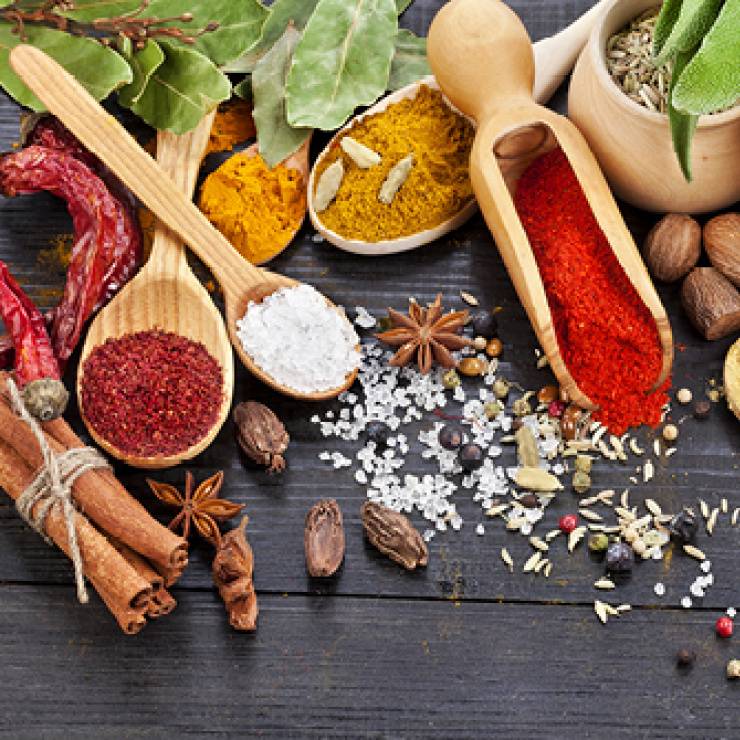 Herbes, condiments, Öpices oui, mais peu de sel