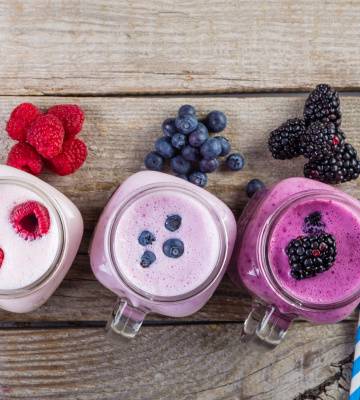 Beeren-Joghurt-Drink