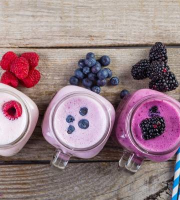 Yaourt à boire aux baies