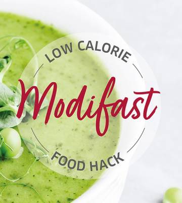 Verfeinerte Suppe mit Modifast Kartoffel-Lauch Suppe 